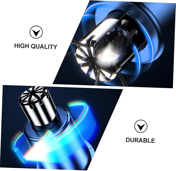 FRCOLOR 3 Sets Electric Facial Hair Remover Ear Hair Trimmer Beard Razor Compact Design for Easy Grooming for Nose Ears Brows