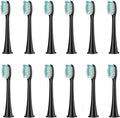 8Pcs Replacement Brush HeadsCompatible for Philips HX3/HX6/HX9 Series Electric Toothbrush Heads HX6064(12Pcs Black)