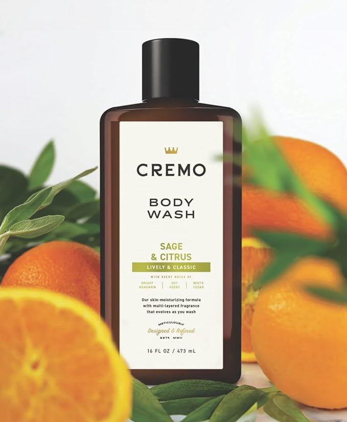 Cremo All Season Body Wash Sage &amp Citrus 16 fl oz (Pack of 2)