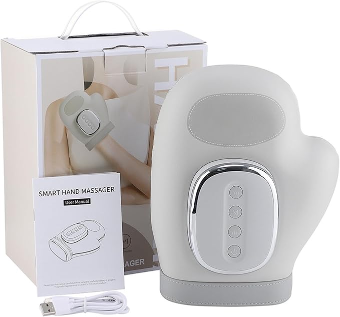 Hand Massager with Heat and Compression Cordless Hand Massager Glove with 3 Modes &amp 5 Intensity Levels Soothing Relief for Hands Fingers Wrists Ideal Gift for Seniors &amp Office Workers