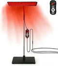 Body and Facial red Light Therapy 660nm 850nm Infrared red Light Treatment lamp Equipment extendable Floor-Standing Type with a Large Panel and a Stable Stand at Home.