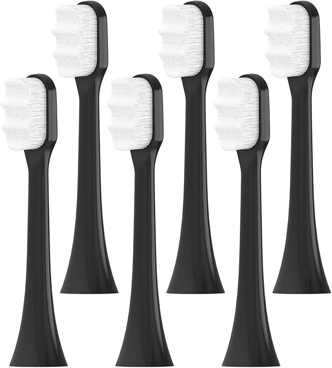 6 Pcs Ultra Soft Replacement Brush Heads Compatible with Philips Sonicare Electric Toothbrush 4100 6100 6500 9000 9300 9900 9500