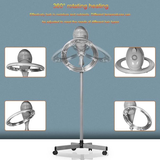 AceFox Stand Hair Dryer Orbiting Rotating Hair Processor Hair Dryer Accelerator Perm Styling