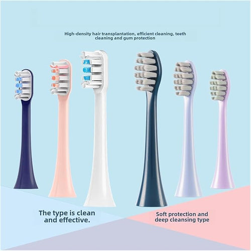 12Pcs Toothbrush Replacement Heads Compatible for FLYCO FT7105/FT7106/FT7108/FT7205 Packaging with Dust Cover(Black)