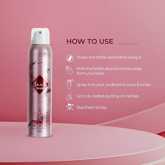 VIVA Real Women &amp Girl's Fragrance Soul Charm Combo Deodorant Spray - (Pack of 2) Unbeatable Fragrance for Hours.