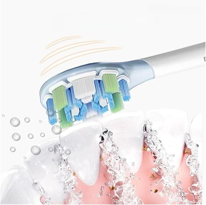 Compatible for Oscillation Electric Toothbrush Brush Head 3PCS Heads Sonic Vibration Accessories(Caring Version)