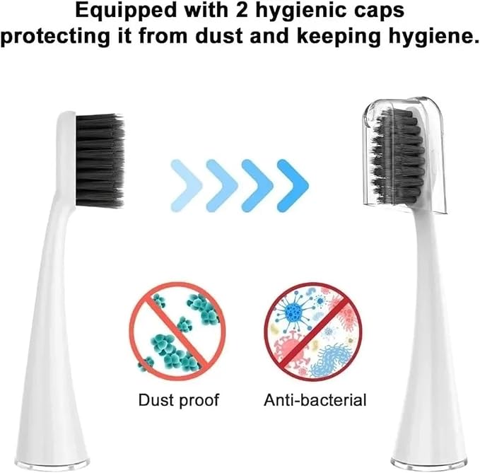 Replacement Toothbrush Heads Compatible for SG-540(4WHITE)