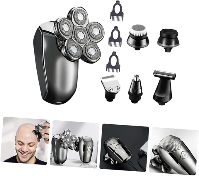 1set Rechargeable Electric Razor Head Design and Portable Shaver for Men Handheld Grooming Tool for Home Use Comfortable Shaving Experience