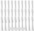 Brush Heads for XIAOMI T100 20/50/100Pcs Sonic Electric Toothbrush Soft Dupont Bristle Vacuum Nozzles Refills(100Pcs White)