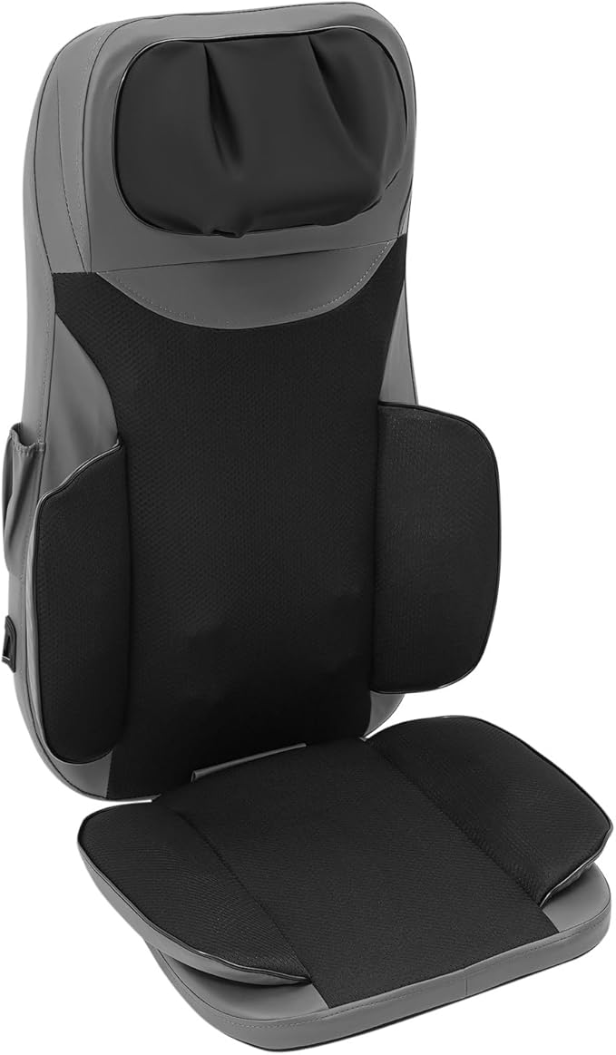 Neck &amp Back Massager with Heat 5-Mode Full Back Coverage Massage Chair Pad with Neck Support for Seniors Office Workers &amp Family Fatigue &amp Pain Relief in Office Home &amp Travel