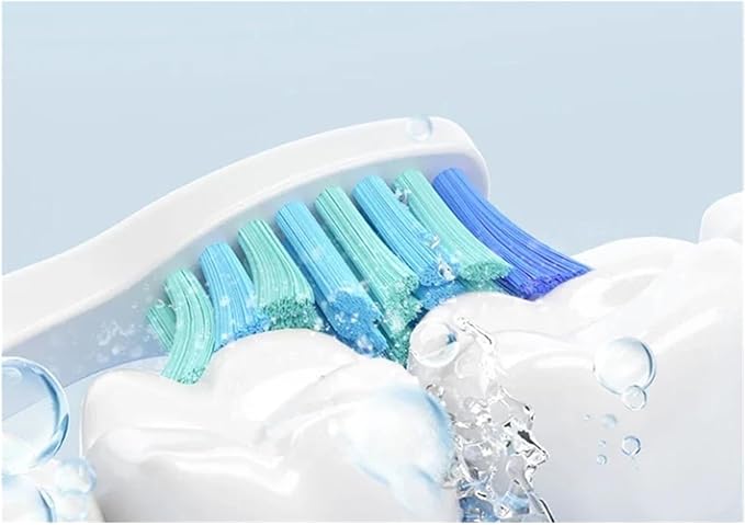Replacement Brush HeadsCompatible for Seago Electric Toothbrushes E1-9/SG2303/SG575 Vacuum Packing(5black5white)