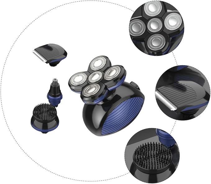 Electric Beard Trimmer Head Shaver Machine Men Shaved Head Machine USB Shaver Barber Clippers Mens Beard Trimmer