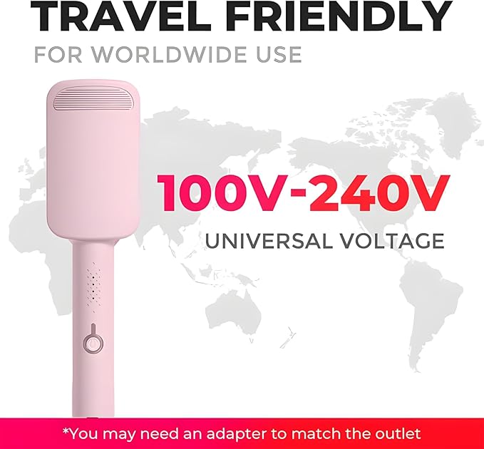Waver Curling Iron - Hair Waver Crimper Beach Waves Curling Wand Ionic Deep Waver Hair Curler Tool with Ceramic 3 Barrel for Women Dual Voltage Anti-Scald Easy to Use (Purple)