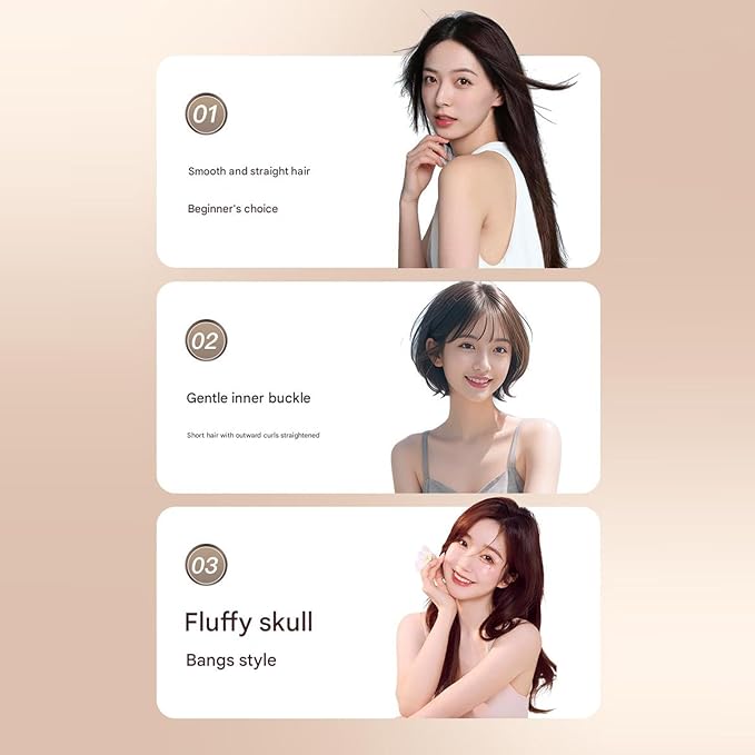 Mini-Hair Straightener Brush for Hair Cordless Hair Straightener &amp Styler Comb Portable Hair-Brush for Travel Constant Heat Technology for Even Temperature Distribution
