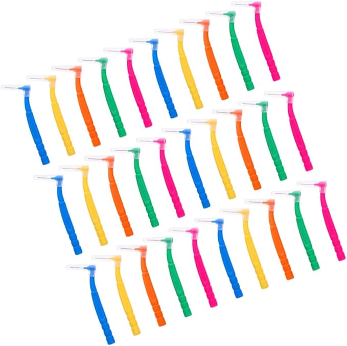120pcs Interdental Toothbrush Compact Manual Cleaner for Oral Care for Easy to Use Prevent Decay Bad Breath