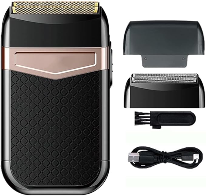 Electric Razors for Men Rechargeable Shaving Machine Electric Razor for Men Electric Shaver Beard Razor Wet-Dry Dual Use Waterproof Fast Charging