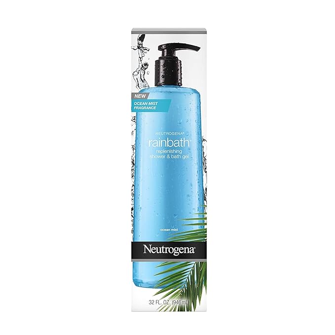 Neutrogena Rainbath Replenishing Shower &amp Bath Gel Ocean Mist 32 fl oz (Pack of 3)