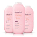 Method Body Wash Pure Peace Paraben and Phthalate Free 18 oz (Pack of 3)Detoxifying