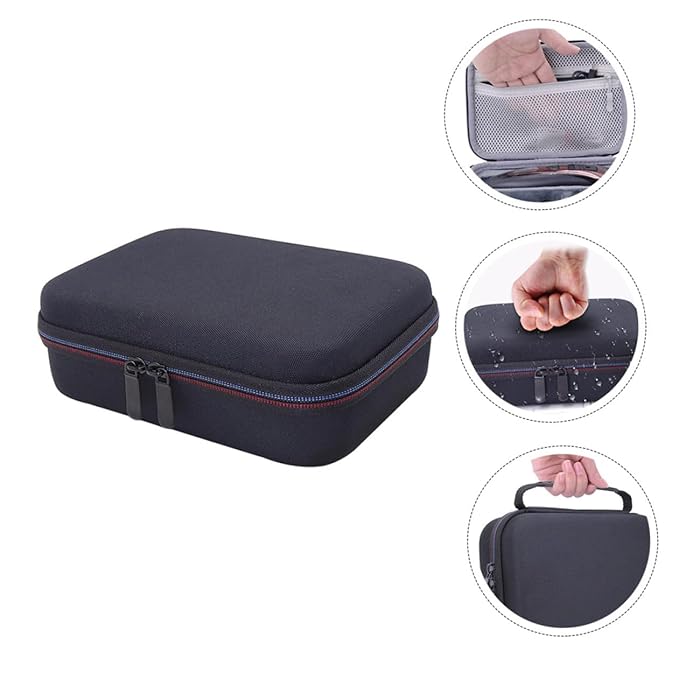 PartyKindom 2pcs Portable Shaver Storage Case -shock Organizer Bag for Travel Protective Cover for Electric and Grooming Tools