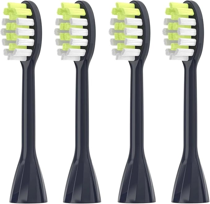 4Pack Replacement Toothbrush HeadsCompatible for Ph One Soni Care Electric Toothbrush Head HY1100 HY1200 BH1022(Blue)