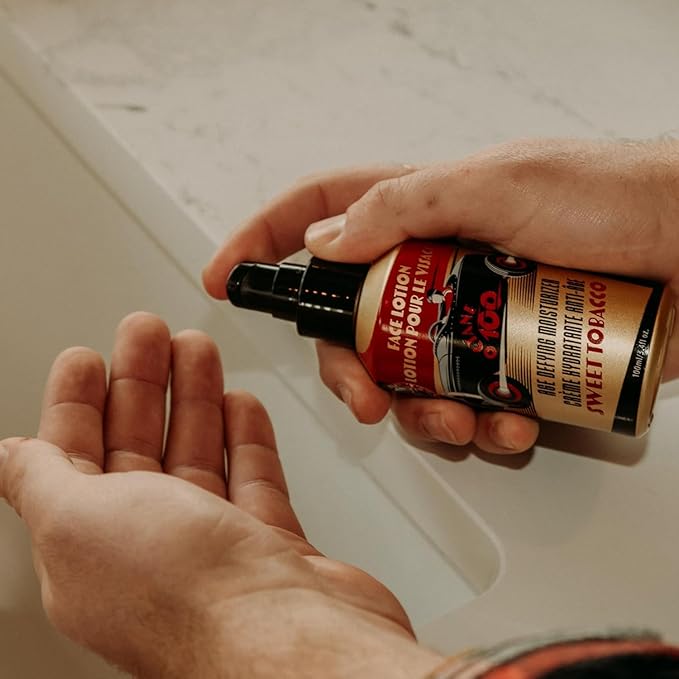 18.21 Man Made Original Sweet Tobacco Scent 3-in-1 Body Wash and Octane 300 Face Lotion 2-Pack Bundle All Hair &amp Skin Types for Men Strengthens and Moisturizes in a Manly Aroma