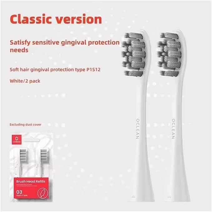 Electric Toothbrush Brush Heads Compatible for X Pro Elite Flow Z1 X10 E1 Air 2 All Series Smart Sonic Accessorie Bristles(1pcs)