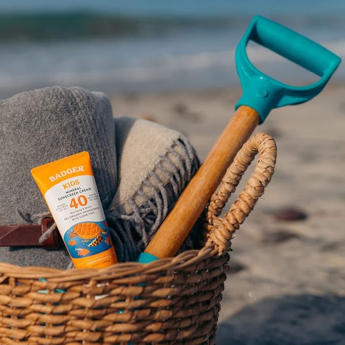 Badger SPF 40 Baby Sunscreen and SPF 40 Kids Sunscreen
