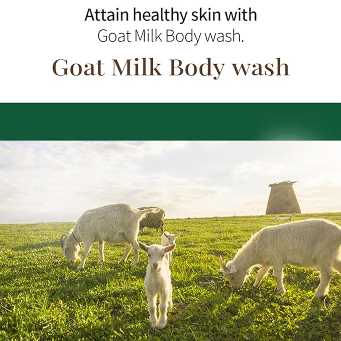 Premium Goat Milk Body Wash 27 Fl Oz Pack Of 2 (Strawberry)