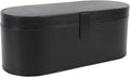 Hair Styling Tool Storage Bag Impact Proof PU Leather Portable Hair Dryer Carrying for Home Travel - Stylish Hair Tools Organizer (Style 1)