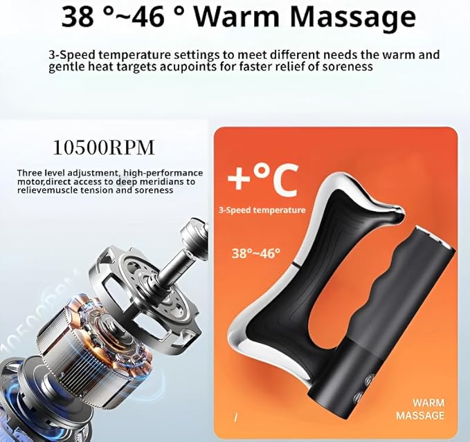 Sculptor Full Body Contour Device with Heat &amp EMS Cellulite Massager Skin Firming &amp Lymphatic Drainage Muscle Relief Better Circulation Electric Fascia Knife for Belly Arm Waist Leg (Blac