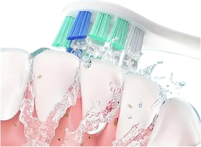 4-16pcs Replacement Toothbrush HeadsCompatible for Philips Electric Brush Head 1100 2100 4100 4300 5100 5300 6100 6500(8pcs)