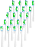 Replacement Brush Heads Compatible for SU50 Electric Toothbrush Head(20PcsPack)