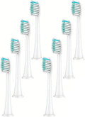 Electric Toothbrush Head Replaceable Sonic Electric Suitable for Philips Sonicare's Brush(White 8pcs)