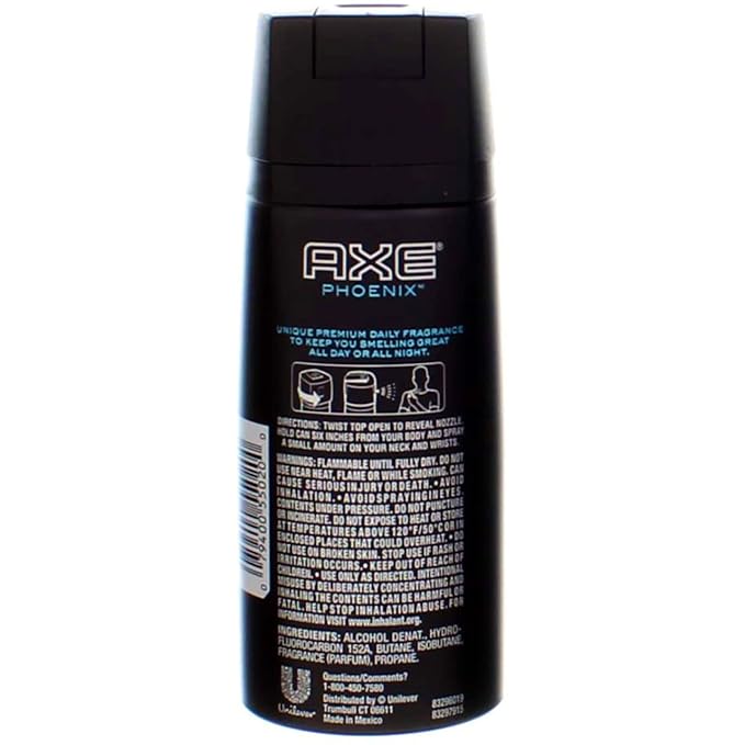 Axe Bodyspray Phoenix 4 oz (Pack of 9)