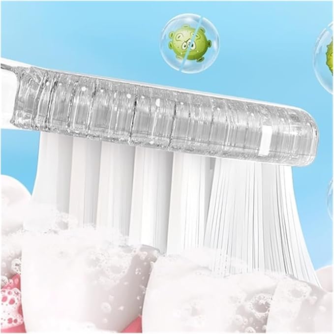 10PCS Replacement Toothbrush HeadsCompatible for SeagoSG977/EK6/EK7/SG513 Electric(Bigger)