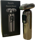 Electric Shaver LCD Display 90 Min Runtime Waterproof Travel Lock Cordless Razor for Men