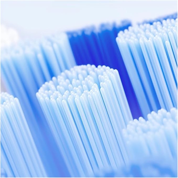 4pcs Replacement Toothbrush Heads Compatible for X3U/X3pro/D2/D3S/D5 Tooth Brush Head Nozzle Jets(4 Clean White)