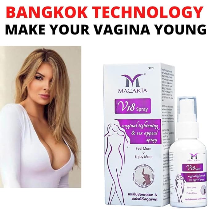 MACARIA Vaginal Pussy Yoni Tightening Shrink Spray for Women Intimate Parts Feminine Care Feel Young Again