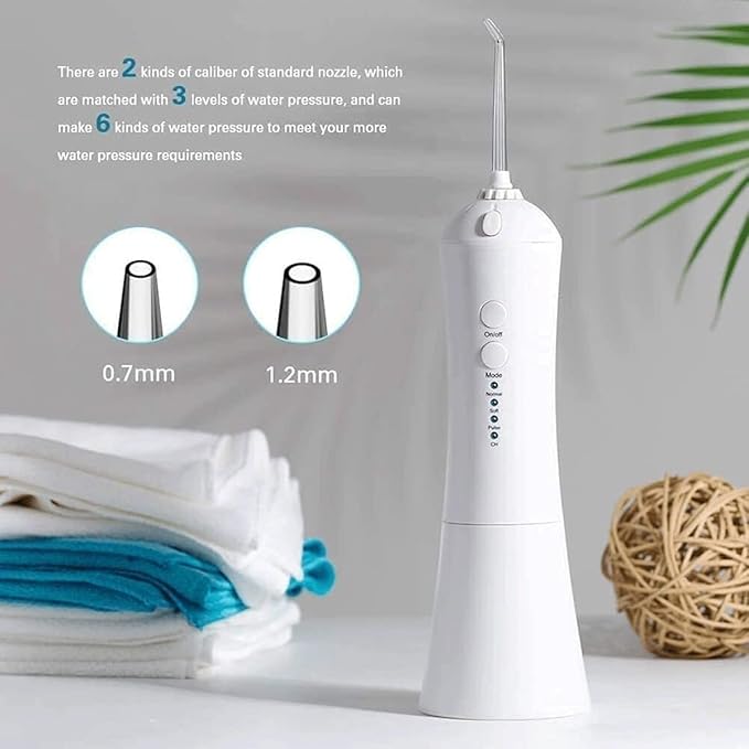 Water Flosser - Cordless Dental Irrigator Pick - Adult Oral Care Floss Kit - Gingivitis Treatment Orthodontic Jet Braces Bad Breath (Color : A)