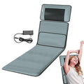 Massage Mats with Heat for Full Body | 3D Shiatsus Neck Massager | 10 Vibrating Motors &amp Temp Adjustable | Electric Back Massage Heating Pad for Stretching &amp Circulation No Weight Limit