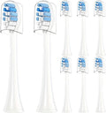 4/8/12/16Pcs Replacement Toothbrush HeadsCompatible for Philips Replacement Electric Brush Head 4100 6500 6100 7500 5300 1100(8pcs Blue)