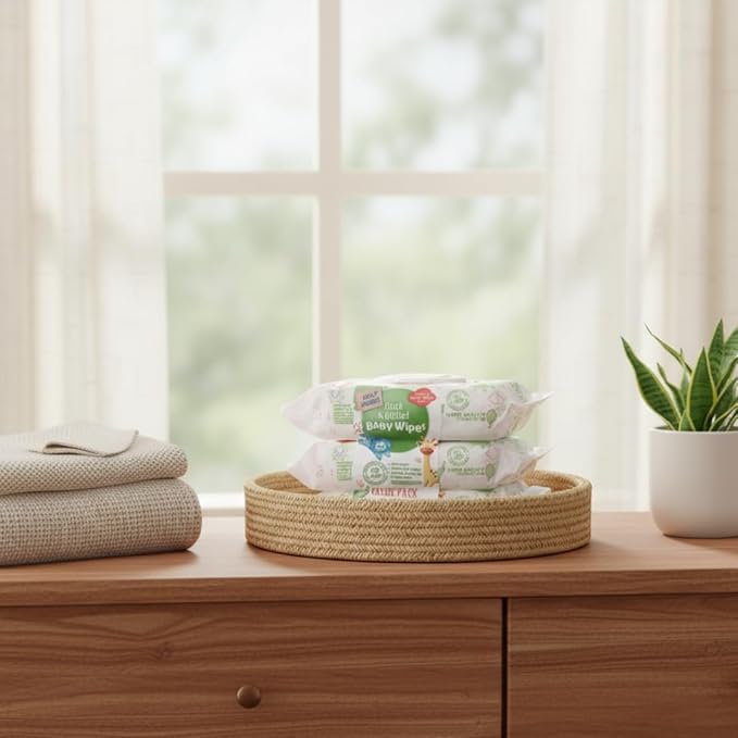 Baby Wipes Bundle 6 Pack 432 Count Fragrance &amp alcohol free thick and quilted for a gentle clean 99% water &amp plant-based ingredients