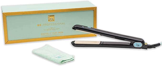 be PROFESSIONAL Digital Hair Flat Iron with Thermolon (1 inch)