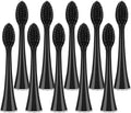 10PCS Whiting Bamboo Charcoal Brush Heads Compatible for Burst Seago S9 Adults Electric Toothbrush(10pcs)