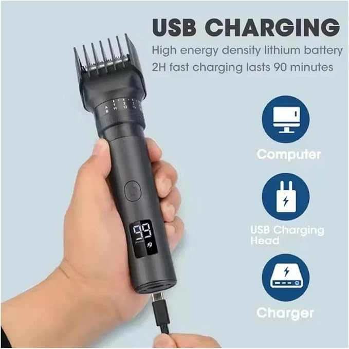 Compatible With Xiaomi 5-in-1 IPX6 Waterproof Electric Trimmer for Men Rechargeable Cordless Body Beard &amp Hair Clipper Shaver Grooming Kit