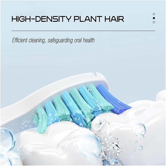Replacement Brush Heads Compatible for Electric Toothbrushes E1-9/SG2303/SG575 Vacuum Packing(20pcs White)