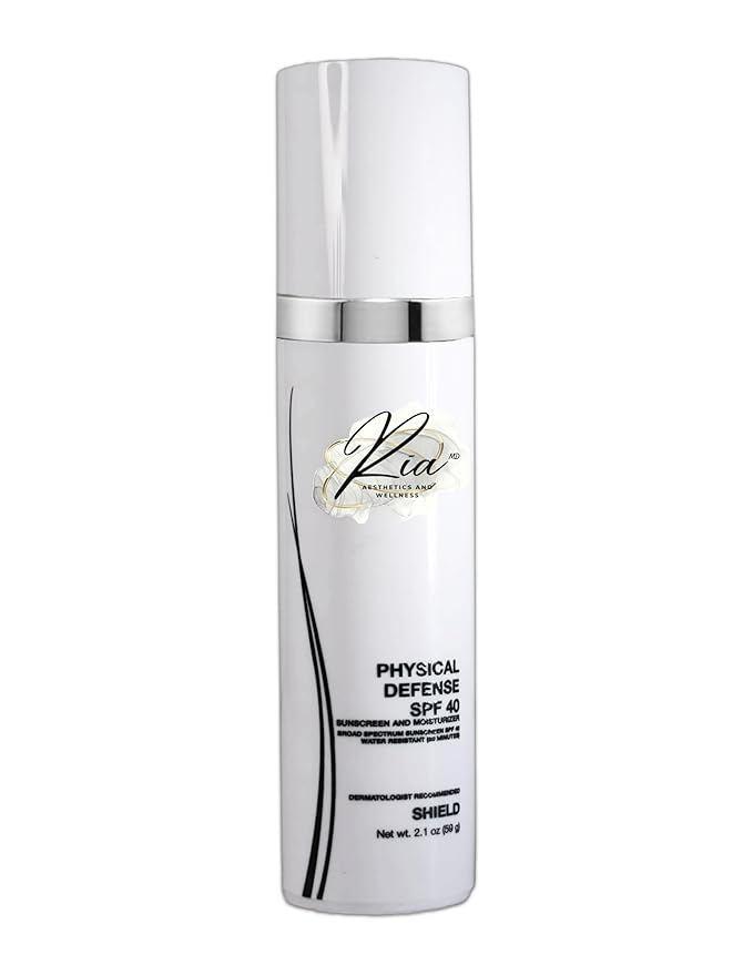 Physical Defense SPF 40 - Face Moisturizer - Face Lotion - Travel Sunscreen - Vacation Sunscreen - Moisturizer with Spf &amp Sun Screen 40