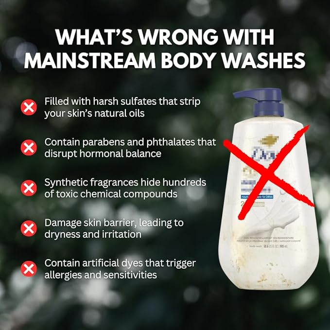 PRIMALS Natural Body Wash - Aloe Vera Raw Honey Green Tea - Natural Ingredients - Zero Artificial Fragrances Sulfates Parabens or Dyes - 13.5 Fl Oz