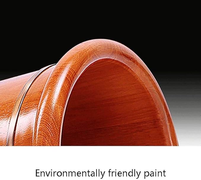 Foot Tub Wooden Foot Basin Household Gift Foot Soaker TubWooden Foot Soak Sauna Foot Tub Foot Basin Tub Bucket Massage Spa Sauna SoakFoot Bath Wooden Bucket Foot Spa Household Wash Basin Househ