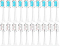 Compatible for Xiaomi Mijia T300/T500/T700 Sonic Electric Toothbrush Heads Replaceable Refill Nozzles 4 Colors with Anti-Dust Caps 4/20Pcs(10Pink10Blue)
